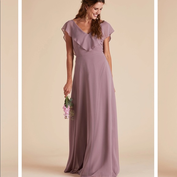 Birdy grey dress in mauve - Picture 3 of 4